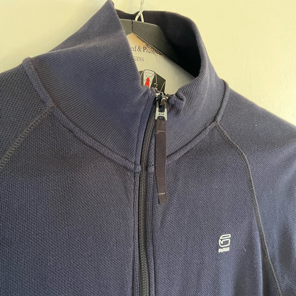 G-Star Raw Men’s Blue Zip Trainer Jacket. Size: L